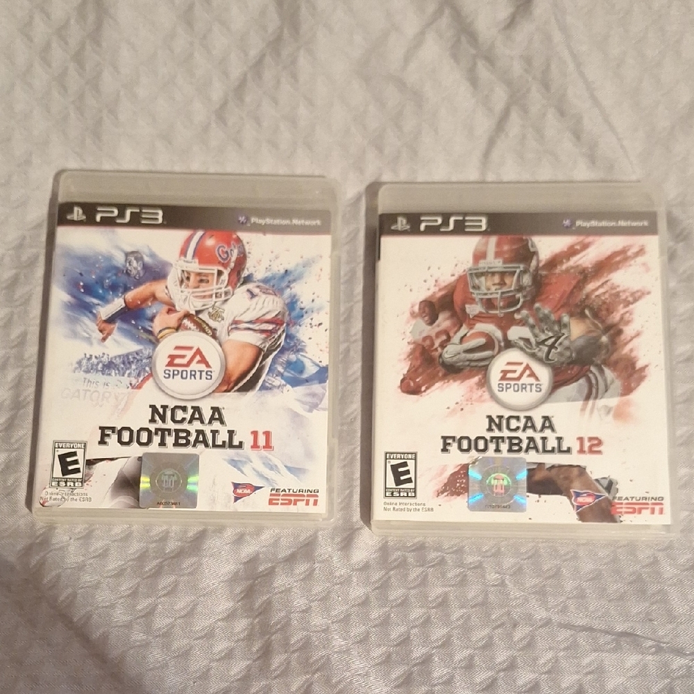 NCAA Football 11 & 12 PS3 Games